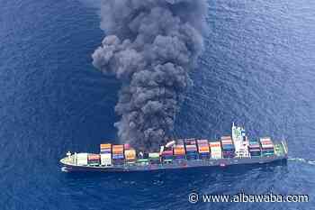 Tanker explodes after striking naval mine in the Strait of Hormuz