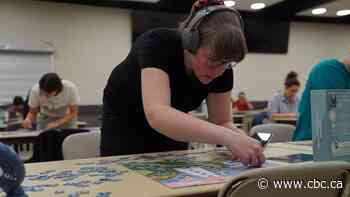 Jigsaw enthusiasts race against the clock in Manitoba's 1st-ever speed puzzling regionals