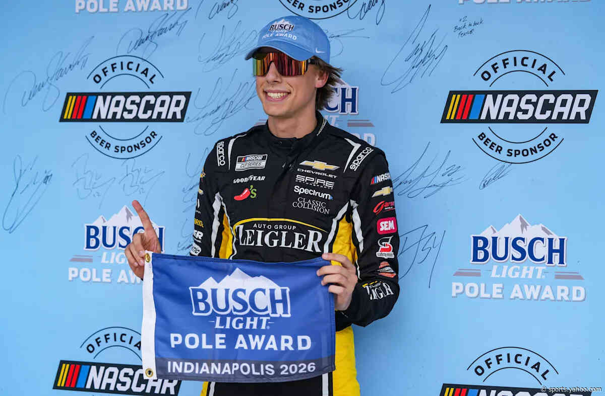 NASCAR at Indianapolis, starting lineup for 2026 Brickyard 400