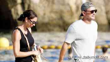 Christine Lampard and husband Frank soak up the sun during family holiday in the south of France before enjoying a thrill-seeking cliff jump at the famous Hotel du Cap Eden Roc