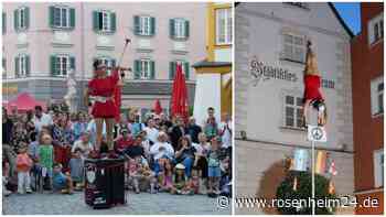 „Spektakel“ in Rosenheim: So begeisterten Künstler aus aller Welt Tausende Besucher