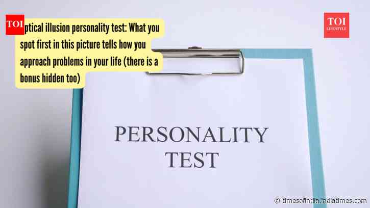 ​Optical illusion personality test: What you spot first in this picture tells how you approach problems in your life (there is a bonus hidden too)​