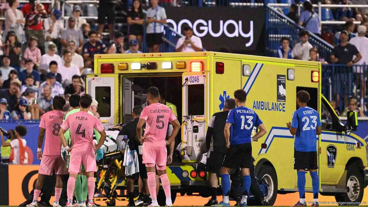 Messi-Mitspieler liegt nach Zweikampf plötzlich regungslos am Boden