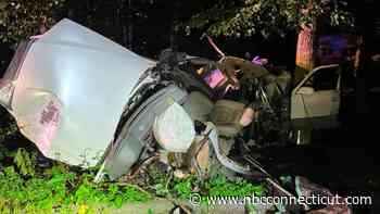 Driver has life-threatening injuries after crashing into trees in Wolcott: police