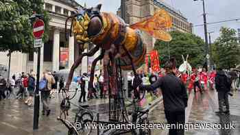 Manchester Day parade 2026 greeted by thouands across city centre