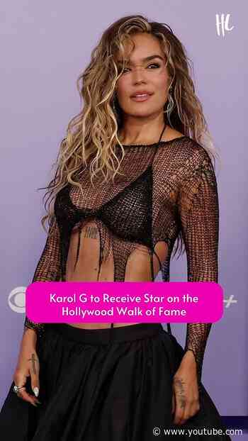 Our Colombian queen Karol G is part of the Hollywood Walk of Fame’s 2027 Class!🌟(📸: Getty Images)
