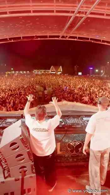 Marlon Hoffstadt B2B Dimitri Vegas at Tomorrowland #electronicmusic #dj #tomorrowland #festival