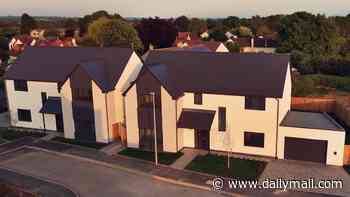 Newbuilds costing up to £1.2m remain unsold after more than a year - as critics rubbish them as 'industrial units crossed with beach huts'