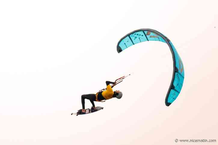 « Le boss c’est le vent » : dans la baie de l’Almanarre à Hyères, quelques-uns des meilleurs kiteurs en big air et freestyle vont s’affronter ce dimanche et le spectacle vaut le détour