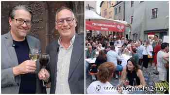 Was für ein Lebensgefühl! Tausende Gäste feiern beim Weinfest in Wasserburg am Inn