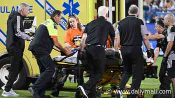 Lionel Messi's Inter Miami teammate suffers horrifying head injury before leaving the field in an ambulance and being rushed to hospital