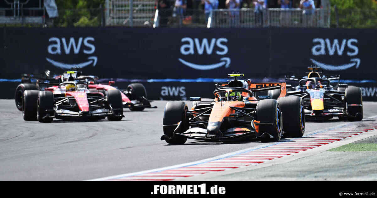 F1-Rennen Ungarn: Lando Norris triumphiert, Oscar Piastri fällt aus