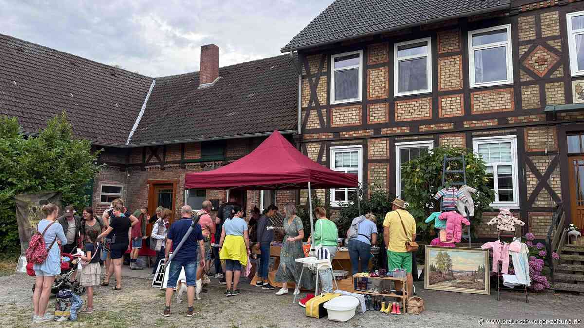 Dorfflohmarkt in Ohnhorst: Zwischen Schallplatten, Zuckerkuchen und Kinderbüchern