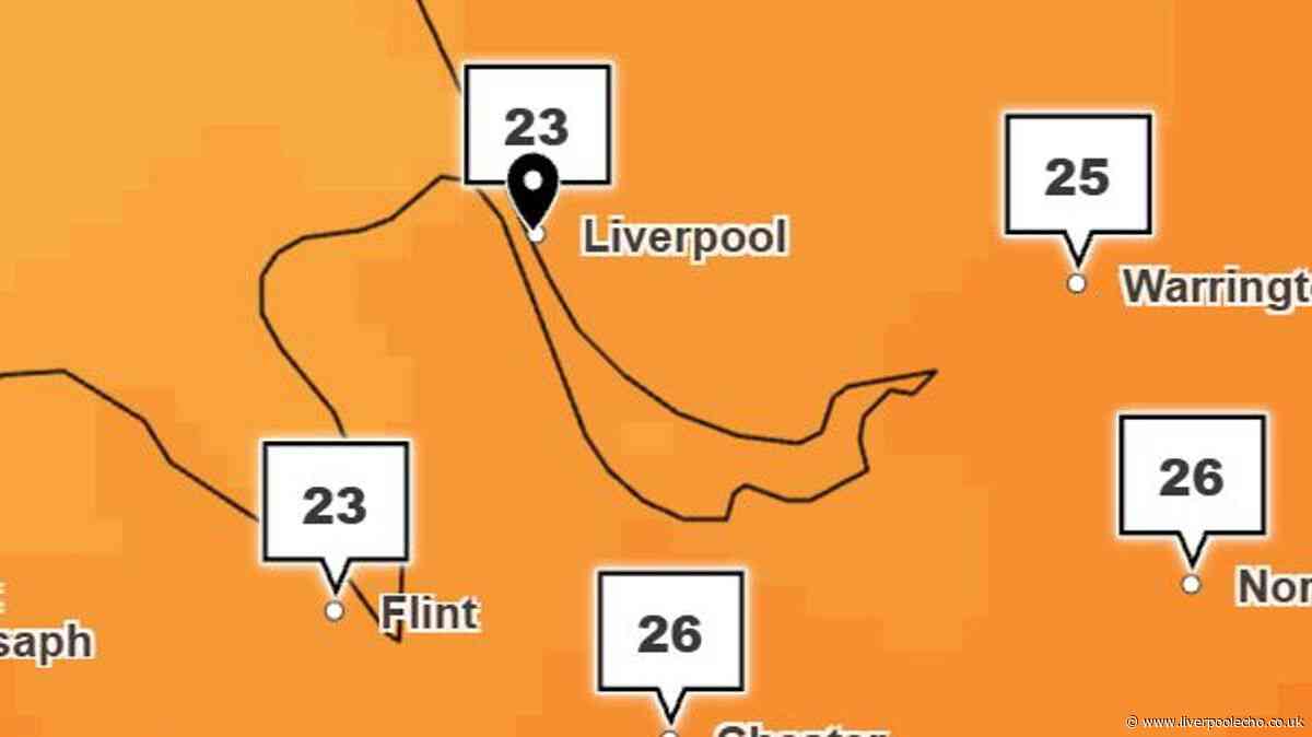 Met Office map turns orange as fourth UK heatwave expected