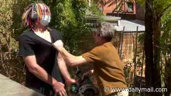 Filmmaker Garnet Mae and movie costumer Grayson Cole in dispute over a back lane that erupted into a terrifying fight with a powersaw