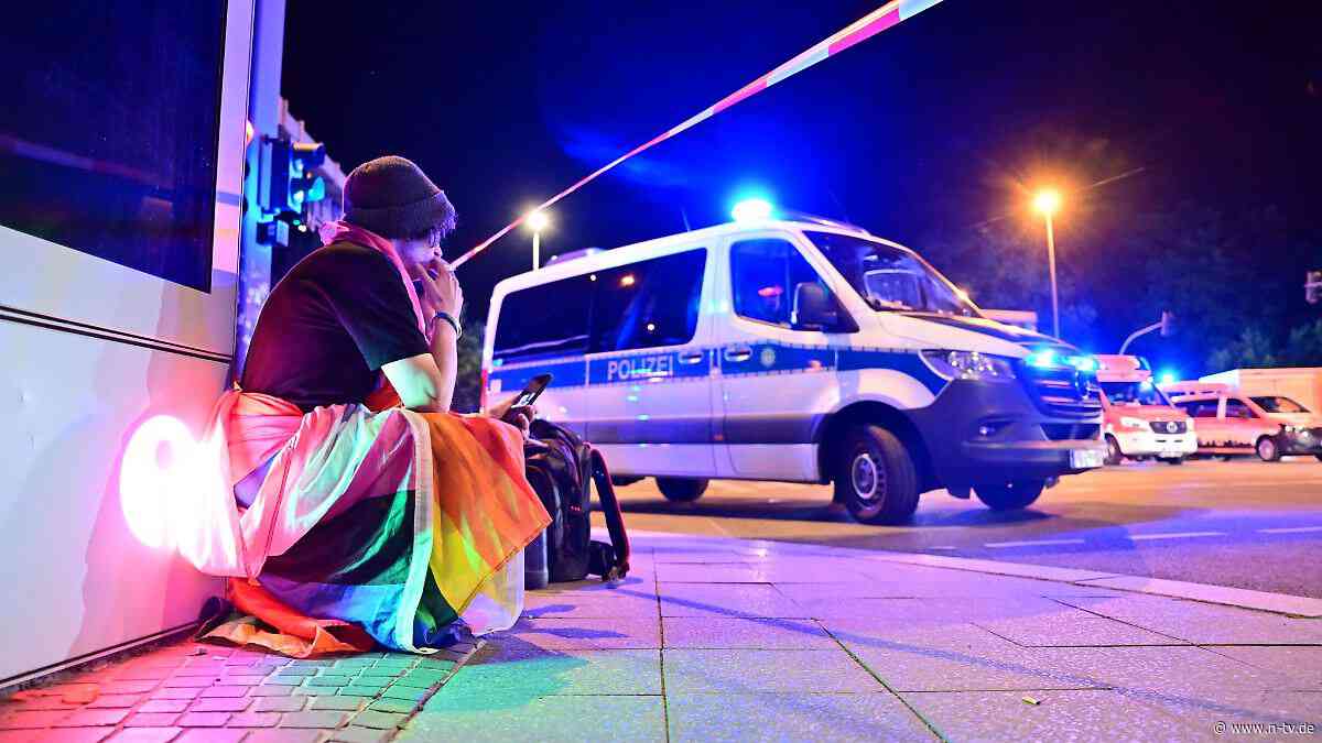 Bisher keine Tatverdächtigen: Polizei nimmt nach CSD-Anschlag mehrere Menschen in Gewahrsam