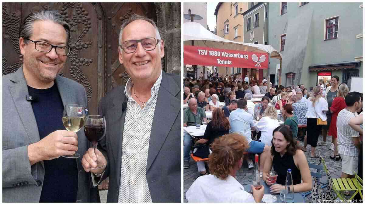 Was für ein Lebensgefühl! Tausende Gäste feiern beim Weinfest in Wasserburg am Inn