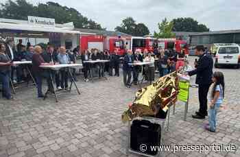 FW-OLL: Familienfest der Feuerwehr Littel mit Fahrzeug- und Drohnenübergabe