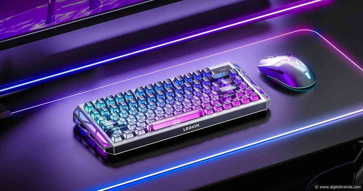 A metallic Hall effect keyboard and a 59g mouse are Lenovo’s latest upgrades for snazzy gaming setups