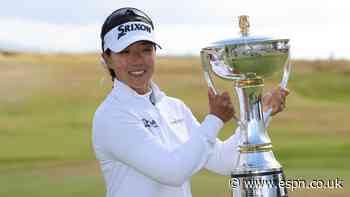 Shin wins Scottish Open, 1st LPGA title since '16