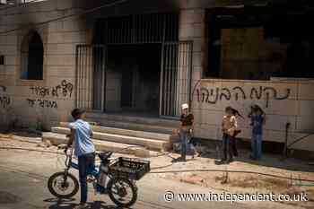 West Bank mosques set on fire during weekend of settler violence