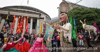Manchester Day magic as giants, dancers and gnomes bring sunshine to city streets