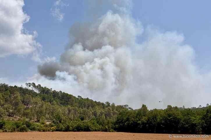 Journée plutôt positive sur le front de l’incendie de Pontevès, mais la lutte sera encore longue