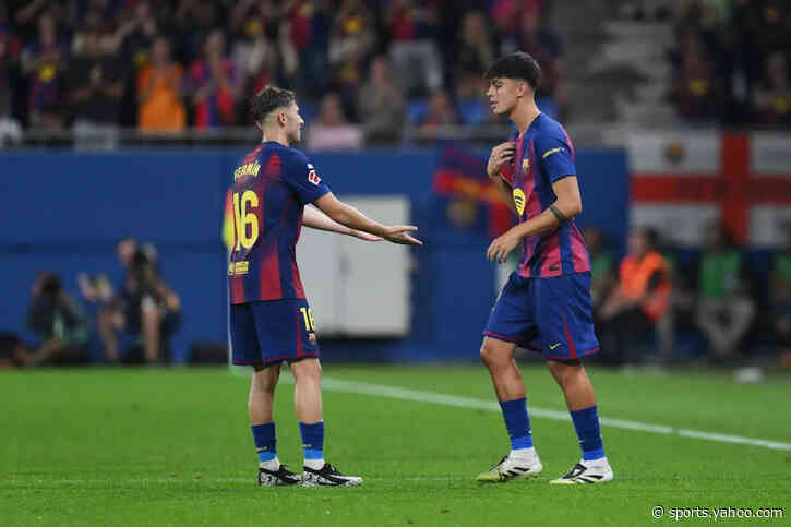 No alarm bells at Barcelona after young midfielder picks up knock during a friendly