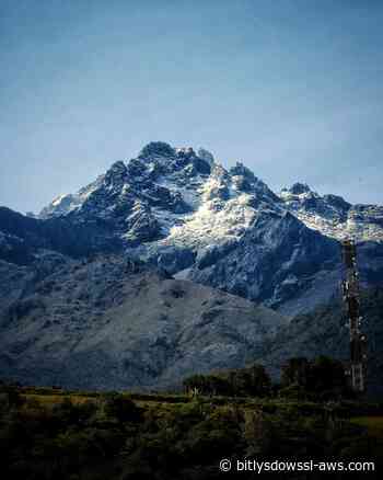 Reportan gran nevada en el Parque Nacional Sierra Nevada en Mérida