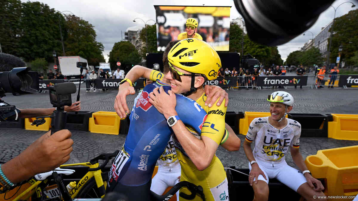 Uitslag slotrit en eindstanden Tour de France: Van der Poel wint op Champs-Élysées, Pogacar pakt voor vijfde keer geel