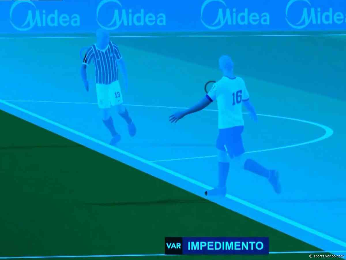 Brasileirão has first goal ruled out by semi-automated offside 📹