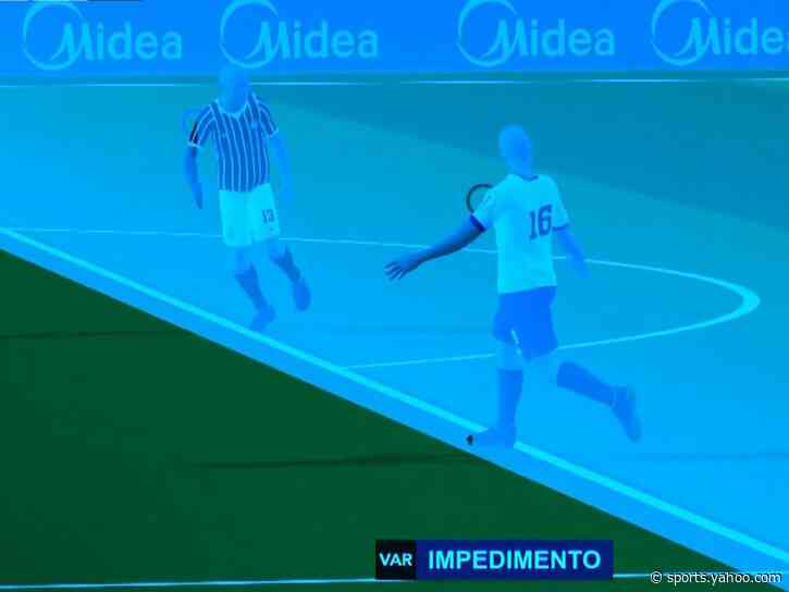 Brasileirão has first goal ruled out by semi-automated offside 📹
