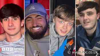 Family tributes to four men who died in crash