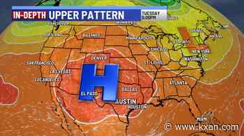 Triple digits this next week, no rain chances for now