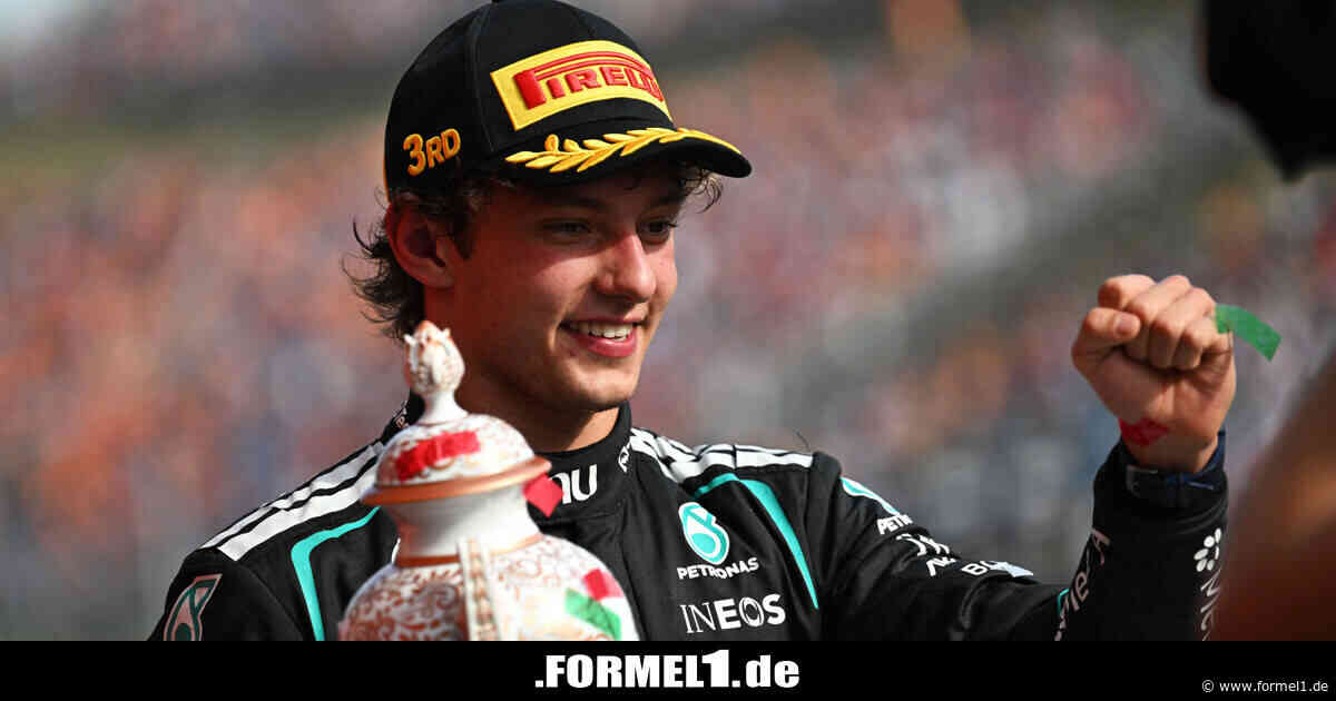 Trotz Startplatzstrafe: Kimi Antonelli überraschend auf dem Podium