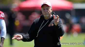 'Fired up' Foerster runs first practice for Niners...