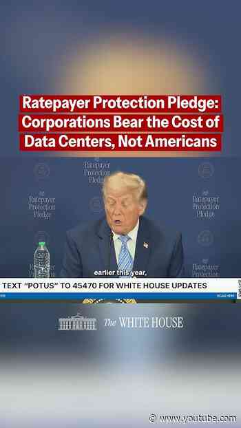To maintain the electric grid, massive corporations will pay - not American citizens. 🇺🇸