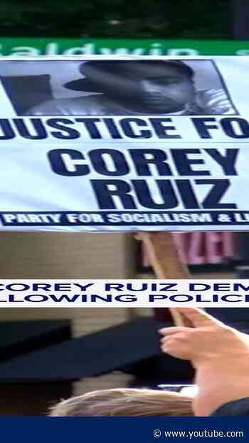 Family of Corey Ruiz demanding justice following police shooting
