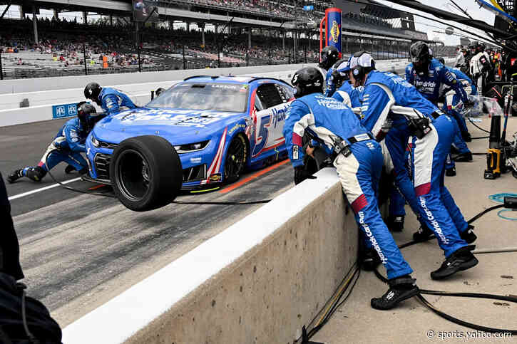 Kyle Larson exits Brickyard 400 in early crash; 3rd finish of 30th or worse in last 4 races
