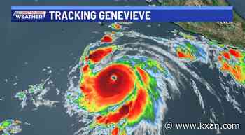 Hurricane Genevieve intensifies into a major hurricane