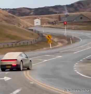 Tesla Cybercab spotted driving near Cardrona