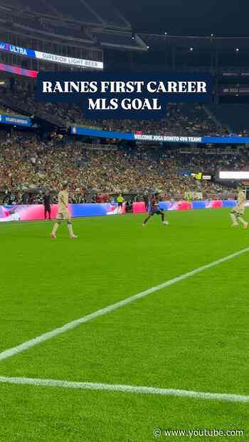 RAINES FIRST CAREER MLS GOAL