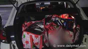 Airbnb tip-off leads to alleged discovery in the boot of a car in Sydney - as two Scottish tourists are arrested
