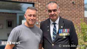 Veteran 'lost for words' at surprise event