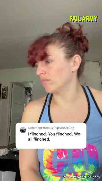 We all flinched…