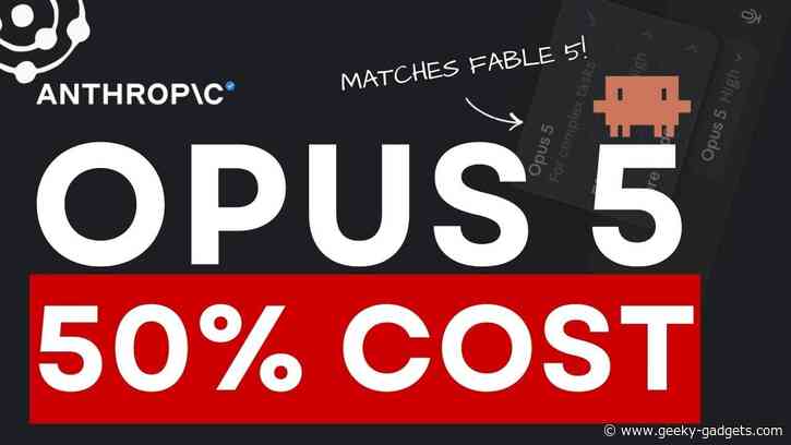 Claude Opus 5 Delivers Fable 5 Performance at 50% the Cost