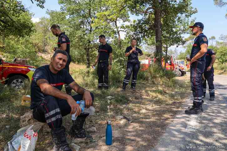 Épuisés mais motivés, les forces de secours, les élus et les bénévoles toujours en lutte contre le feu du Gros Bessillon de Pontevès