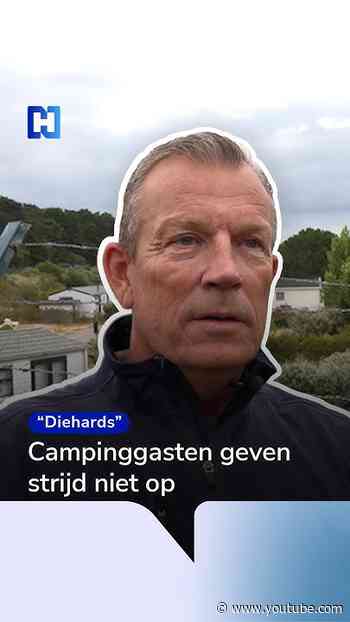 Campinggasten Sandevoerde geven strijd niet op