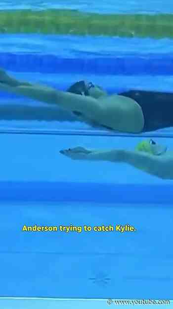 Kylie Masse makes HISTORY at the line 🏊‍♀️