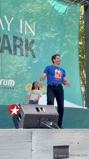 “Splish Splash” with the Broadway JUST IN TIME Cast in Bryant Park